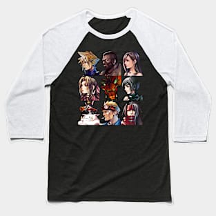 Final Fantasy Character Baseball T-Shirt